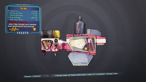 Also good way to farm Tiny Tina specific mods due to the number of chests. . The bee shield borderlands 2